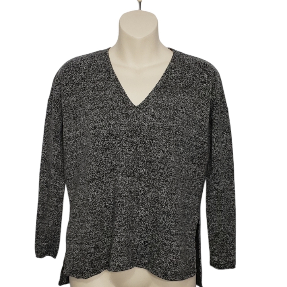ARITZIA BABATON grey sweater with side slit XXS